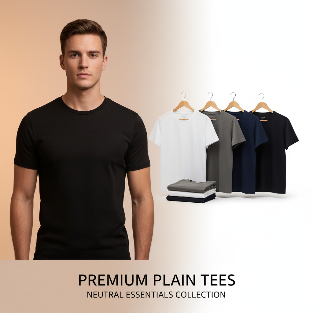 👕 Plain T-Shirts
